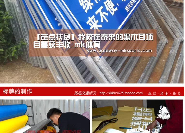 【定点扶贫】我校在泰来的黑木耳项目喜获丰收_mk体育(图4) mk体育